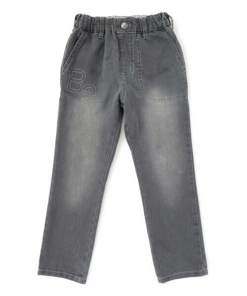 BeBe / べべ デニムパンツ | ジョグデニムステッチロゴロングパンツ(90~160cm) | 詳細15