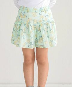 BeBe / べべ ショート・ハーフ・半端丈パンツ | 【お揃い】【リバティプリント】【日本製】フレンチ・アイリスフレアキュロットパンツ(90~150cm)