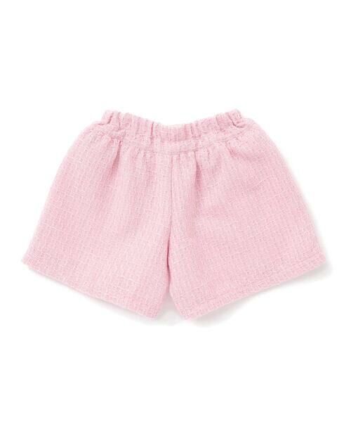 BeBe / べべ ショート・ハーフ・半端丈パンツ | 【お揃い】ブロッサムラメツイードショートパンツ(100~150cm) | 詳細10
