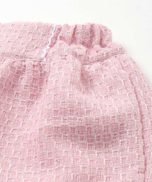 BeBe / べべ ショート・ハーフ・半端丈パンツ | 【お揃い】ブロッサムラメツイードショートパンツ(100~150cm) | 詳細12