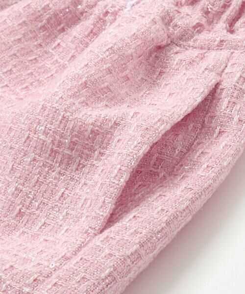 BeBe / べべ ショート・ハーフ・半端丈パンツ | 【お揃い】ブロッサムラメツイードショートパンツ(100~150cm) | 詳細13