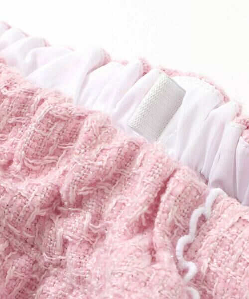 BeBe / べべ ショート・ハーフ・半端丈パンツ | 【お揃い】ブロッサムラメツイードショートパンツ(100~150cm) | 詳細15