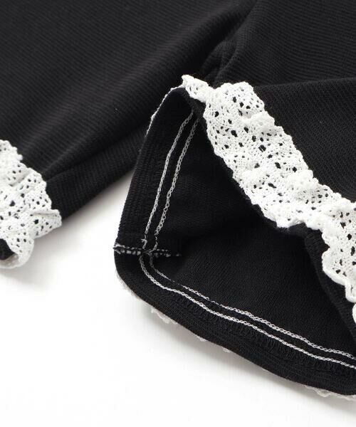 BeBe / べべ ショート・ハーフ・半端丈パンツ | ミラノリブ裾レースハーフパンツ(90~140cm) | 詳細14