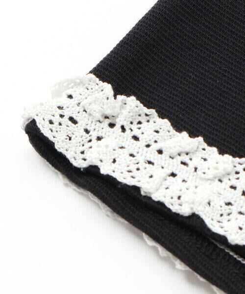 BeBe / べべ ショート・ハーフ・半端丈パンツ | ミラノリブ裾レースハーフパンツ(90~140cm) | 詳細15