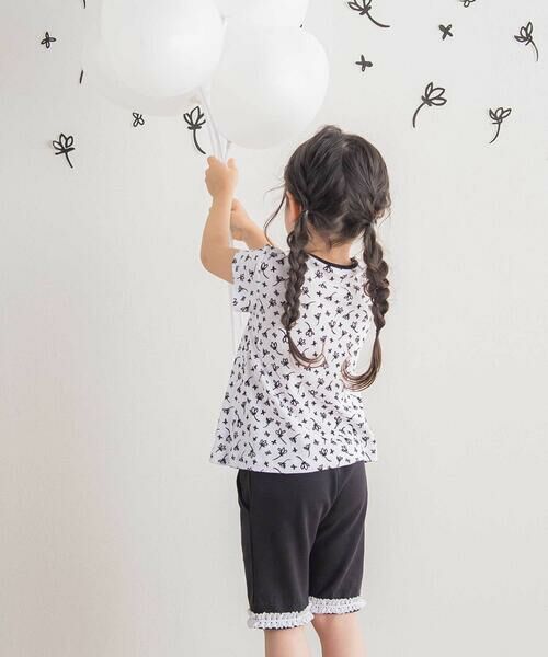 BeBe / べべ ショート・ハーフ・半端丈パンツ | ミラノリブ裾レースハーフパンツ(90~140cm) | 詳細9