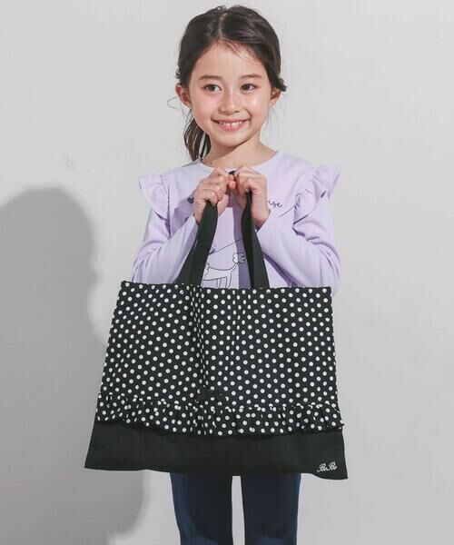 BeBe / べべ トートバッグ | フリルレッスンバッグ | 詳細1