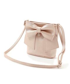 BeBe / べべ ショルダーバッグ | シャイニーBIGリボンモチーフポシェット