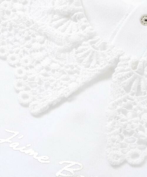 BeBe / べべ Tシャツ | レースカラースムース長袖Tシャツ(100~150cm) | 詳細12