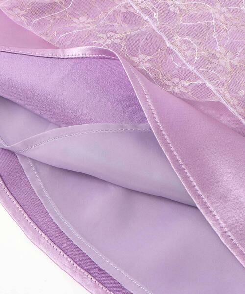 BeBe / べべ ドレス | 【パニエ付】サテン×チュールレースドレス(95~150cm) | 詳細15