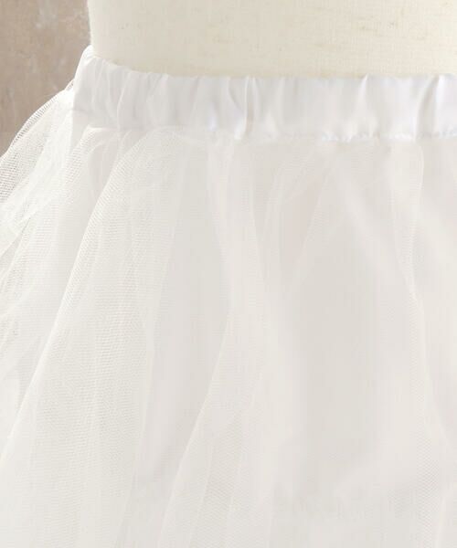 BeBe / べべ ドレス | 【パニエ付】【日本製】ラッセルレースギャザードレス(100~140cm) | 詳細12