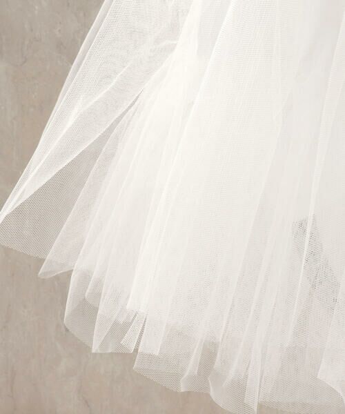 BeBe / べべ ドレス | 【パニエ付】【日本製】ラッセルレースギャザードレス(100~140cm) | 詳細13