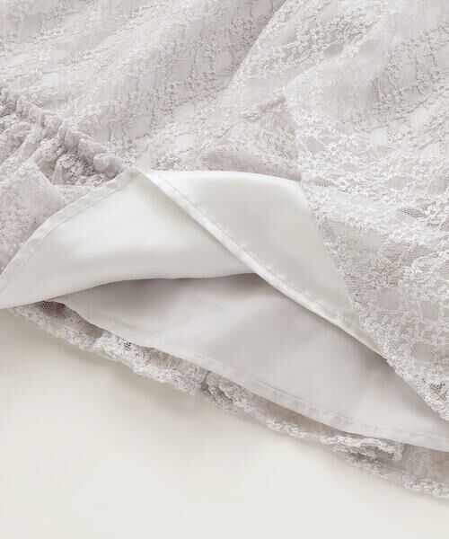 BeBe / べべ ドレス | 【パニエ付】【日本製】ラッセルレースギャザードレス(100~140cm) | 詳細19