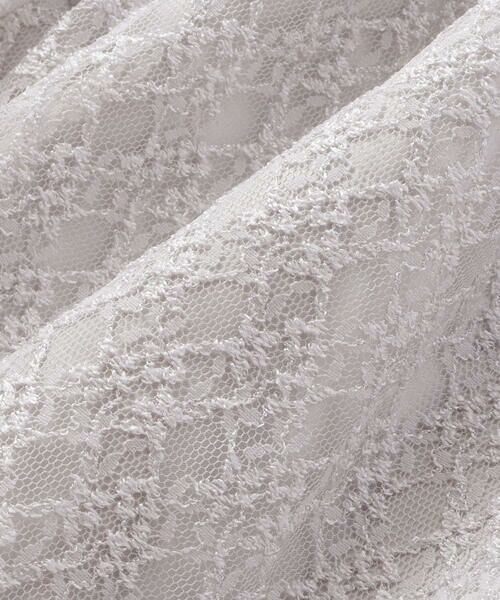 BeBe / べべ ドレス | 【パニエ付】【日本製】ラッセルレースギャザードレス(100~140cm) | 詳細20