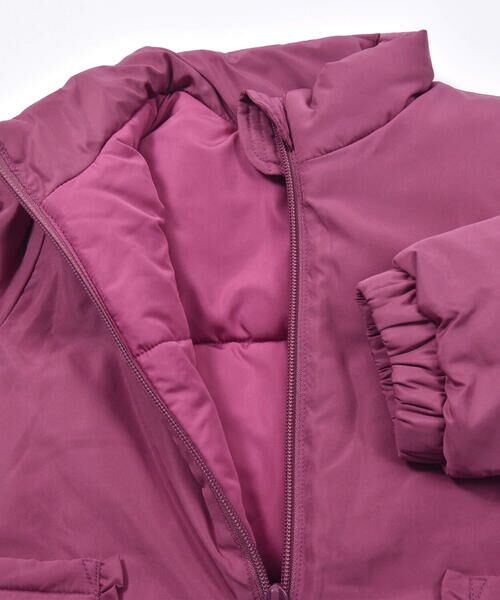 BeBe / べべ アウター | スタンドカラーフリル中綿コート(90~150cm) | 詳細12