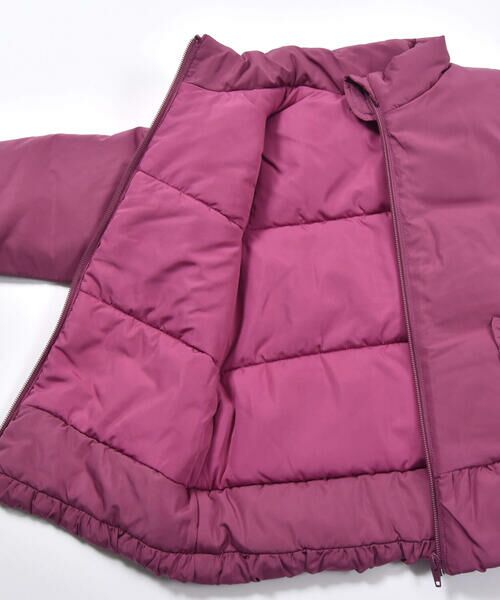 BeBe / べべ アウター | スタンドカラーフリル中綿コート(90~150cm) | 詳細13