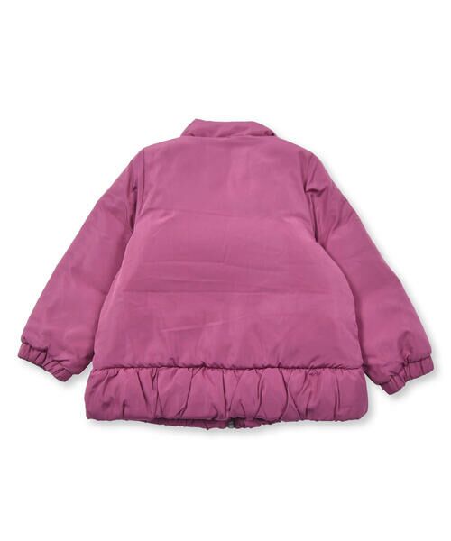 BeBe / べべ アウター | スタンドカラーフリル中綿コート(90~150cm) | 詳細9