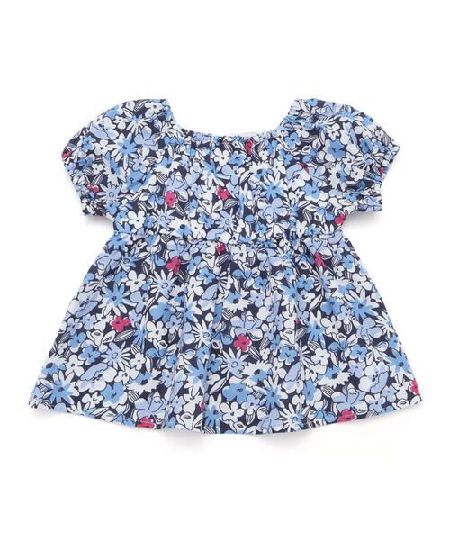 BeBe / べべ シャツ・ブラウス | 【お揃い】ドビーフラワーガーデンプリントパフスリーブブラウス(100~140cm) | 詳細7