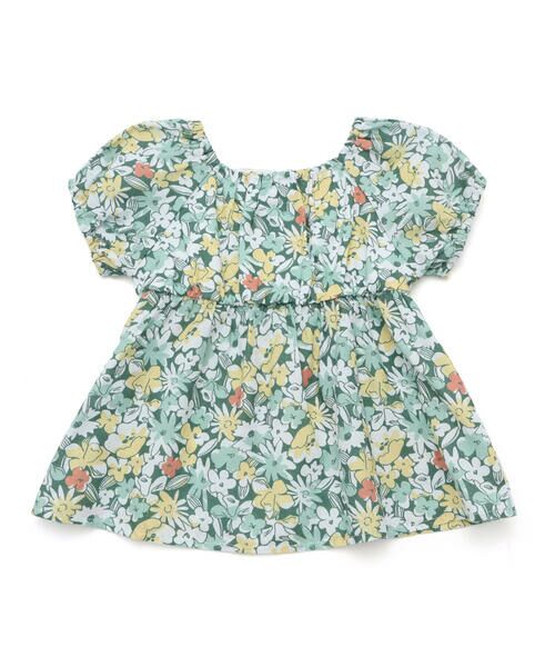 BeBe / べべ シャツ・ブラウス | 【お揃い】ドビーフラワーガーデンプリントパフスリーブブラウス(100~140cm) | 詳細17