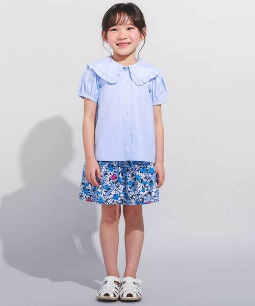 BeBe / べべ シャツ・ブラウス | オックスフリルビッグカラーブラウス(90~140cm) | 詳細2