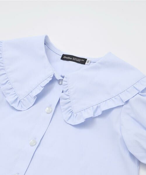 BeBe / べべ シャツ・ブラウス | オックスフリルビッグカラーブラウス(90~140cm) | 詳細8