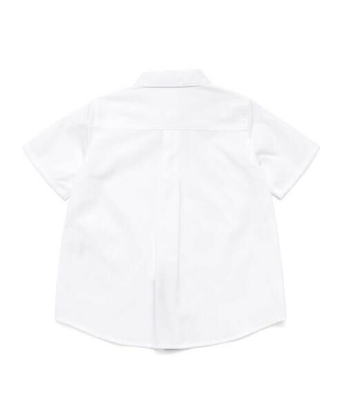 BeBe / べべ シャツ・ブラウス | ポイント配色オックス半袖レギュラーシャツ(90~140cm) | 詳細4