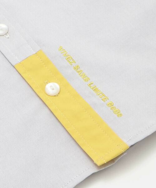 BeBe / べべ シャツ・ブラウス | ポイント配色オックス半袖レギュラーシャツ(90~140cm) | 詳細10