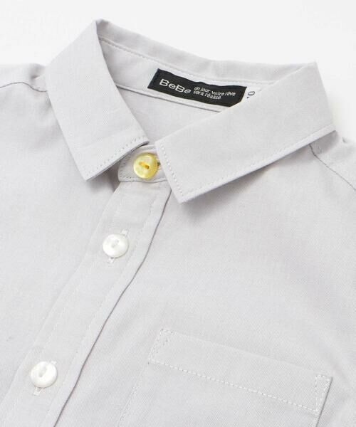 BeBe / べべ シャツ・ブラウス | ポイント配色オックス半袖レギュラーシャツ(90~140cm) | 詳細7