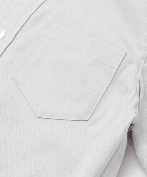 BeBe / べべ シャツ・ブラウス | ポイント配色オックス半袖レギュラーシャツ(90~140cm) | 詳細8