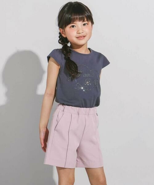 BeBe / べべ ショート・ハーフ・半端丈パンツ | センタータックショートパンツ(90~160cm) | 詳細5