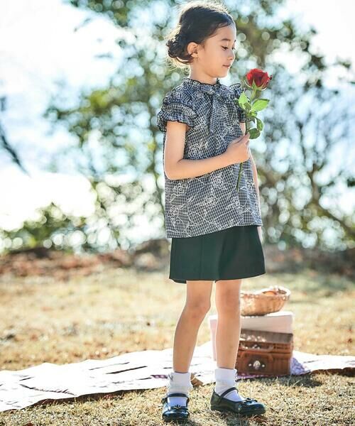 BeBe / べべ ショート・ハーフ・半端丈パンツ | センタータックショートパンツ(90~160cm) | 詳細6