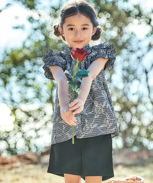 BeBe / べべ ショート・ハーフ・半端丈パンツ | センタータックショートパンツ(90~160cm) | 詳細7