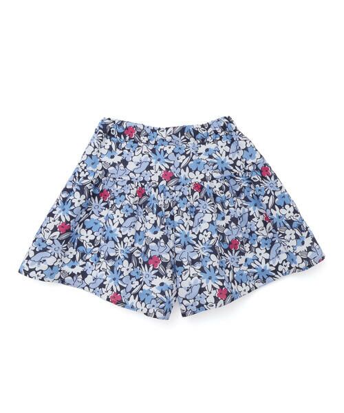 BeBe / べべ ショート・ハーフ・半端丈パンツ | 【お揃い】ドビーフラワーガーデンプリントキュロットパンツ(90~150cm) | 詳細7