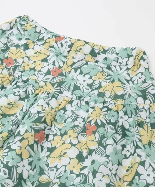 BeBe / べべ ショート・ハーフ・半端丈パンツ | 【お揃い】ドビーフラワーガーデンプリントキュロットパンツ(90~150cm) | 詳細12