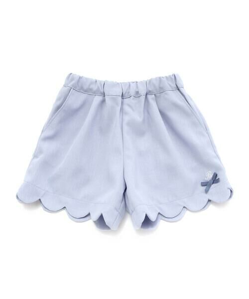 BeBe / べべ ショート・ハーフ・半端丈パンツ | ダンガリースカラップショートパンツ(90~150cm) | 詳細5