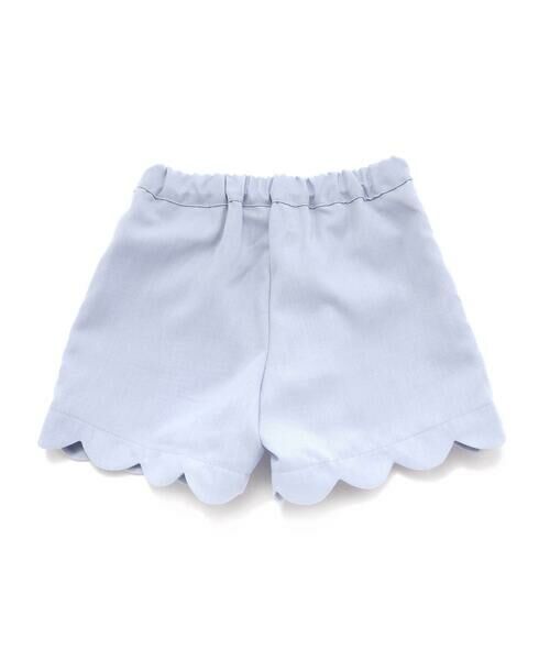 BeBe / べべ ショート・ハーフ・半端丈パンツ | ダンガリースカラップショートパンツ(90~150cm) | 詳細6