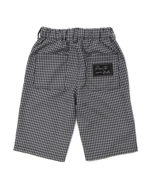 BeBe / べべ ショート・ハーフ・半端丈パンツ | 【お揃い】先染めチェックネーム付きハーフパンツ(80~150cm) | 詳細7