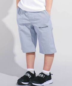 BeBe / べべ ショート・ハーフ・半端丈パンツ | コードレーンアウトポケットロゴ刺しゅうハーフパンツ(80~160cm)