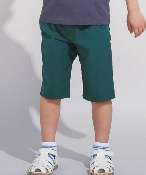 BeBe/べべ ロゴポケットストレッチスリムハーフパンツ(90~160cm) グリーン 140cm BeBe/べべ ロゴポケットストレッチスリムハーフパンツ(90~160cm) グリーン 140cm