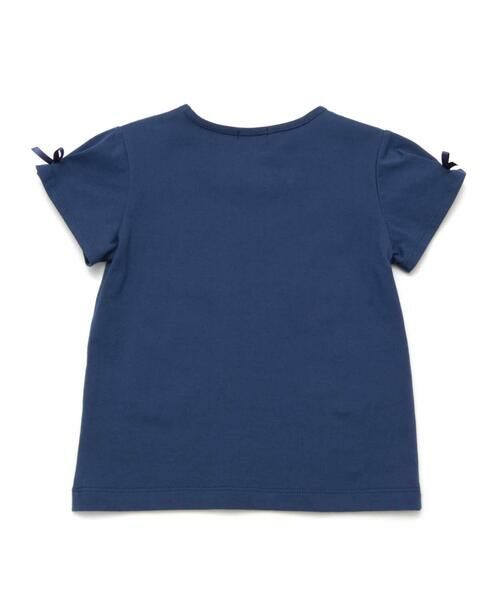 BeBe / べべ Tシャツ | フラワーリボンモチーフ天竺半袖Tシャツ(90~150cm) | 詳細5