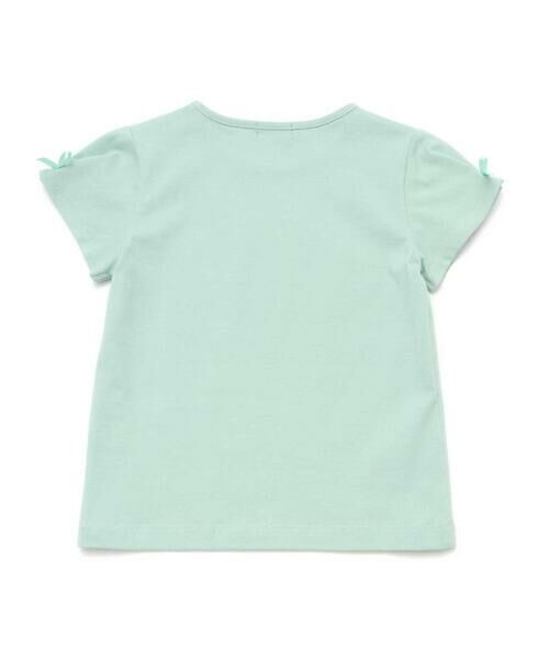 BeBe / べべ Tシャツ | フラワーリボンモチーフ天竺半袖Tシャツ(90~150cm) | 詳細7