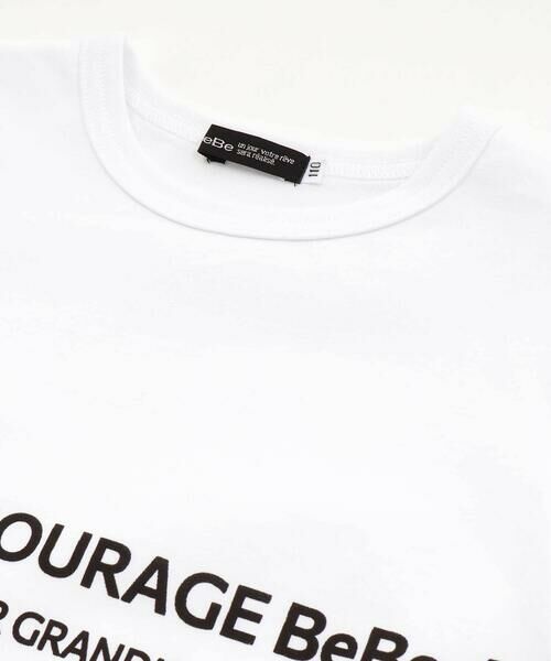 BeBe / べべ Tシャツ | 【お揃い】先染めチェックフラップポケット天竺半袖Tシャツ(90~160cm) | 詳細9