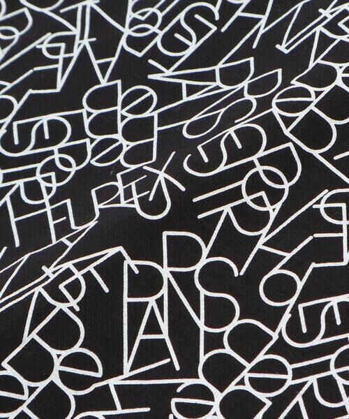 BeBe / べべ Tシャツ | 【お揃い】ジオメトリックロゴ総柄ポンチ半袖Tシャツ(90~160cm) | 詳細13