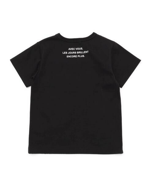 BeBe / べべ Tシャツ | 【お揃い】ジオメトリックロゴ総柄ポンチ半袖Tシャツ(90~160cm) | 詳細6