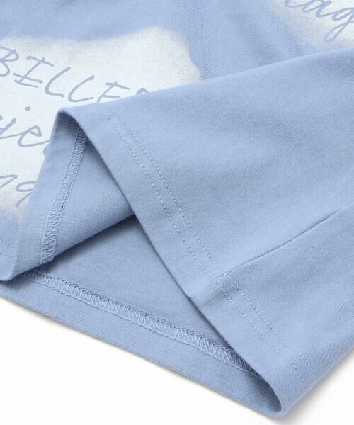 BeBe / べべ Tシャツ | 夏空ロゴプリント天竺半袖Tシャツ(90~150cm) | 詳細10