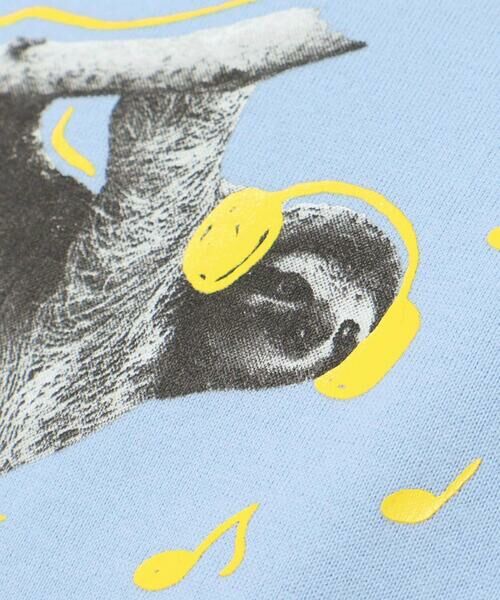 BeBe / べべ Tシャツ | バイカラーアニマルプリント天竺半袖Tシャツ(80~140cm) | 詳細14