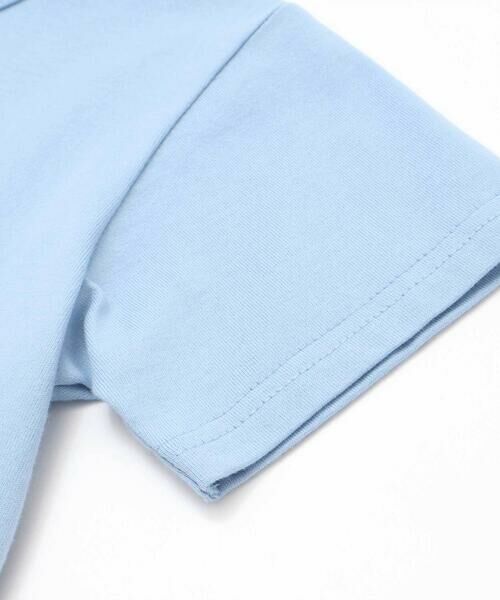 BeBe / べべ Tシャツ | バイカラーアニマルプリント天竺半袖Tシャツ(80~140cm) | 詳細15