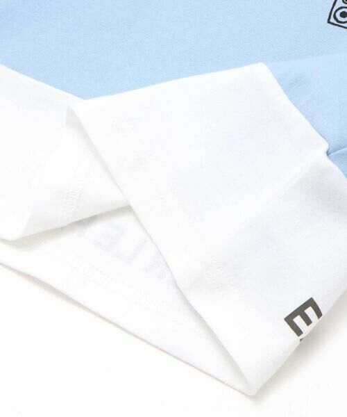 BeBe / べべ Tシャツ | バイカラーアニマルプリント天竺半袖Tシャツ(80~140cm) | 詳細16