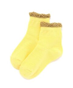 BeBe / べべ ソックス | ラメフリルすかし編みソックス(15~24cm)