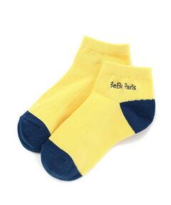 BeBe / べべ ソックス | 配色ロゴクルーリブソックス(11~24cm)