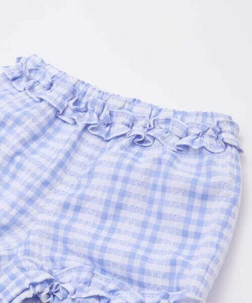 BeBe / べべ ベビー・キッズウエア | ギンガムフリルカボチャパンツ(80~90cm) | 詳細2